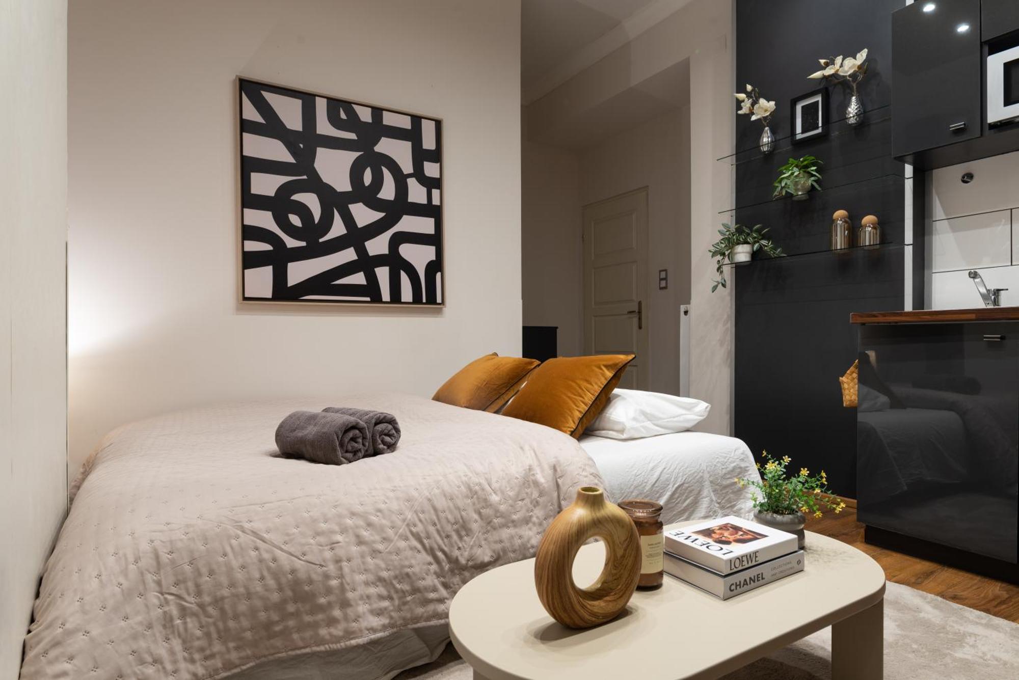 Chic Central 1Br Retreat Near New York Cafe With View Budapeste Exterior foto